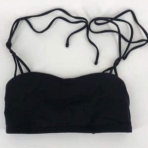 Lululemon All Black Sports Bra- Size 6